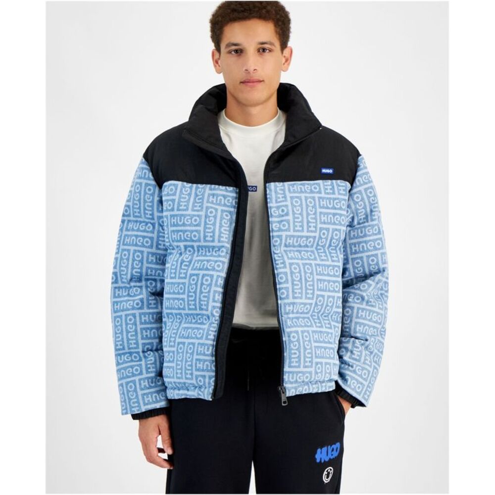 Hugo Boss Mens Byres Logo Puffer Jacket, NWT